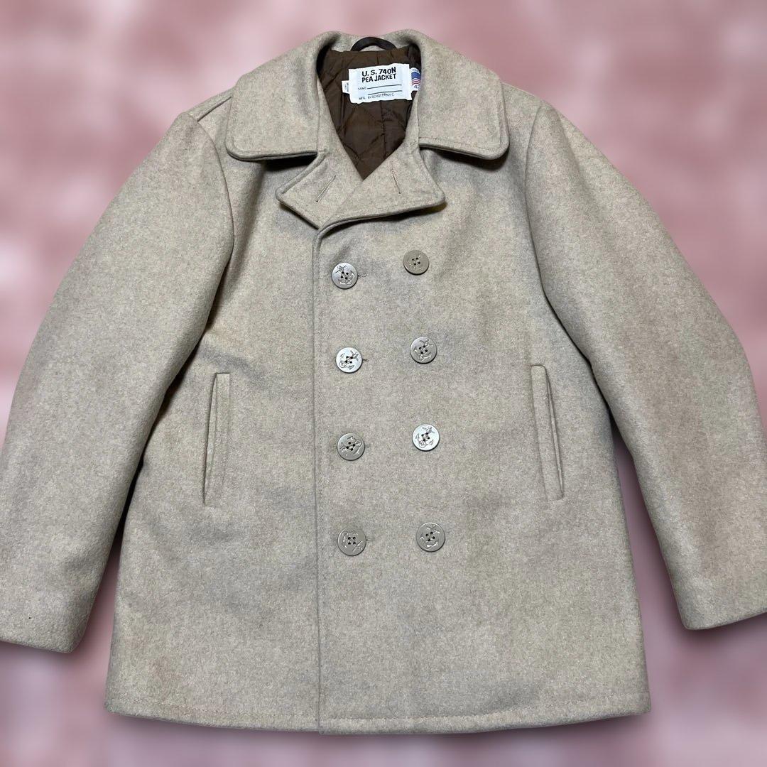 ハ*ー様 【Schott】U.S. 740N ダブルPEACOAT サイズ42
