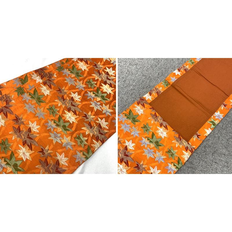 510ag8■七五三 七歳 女児 着物&開き帯&長襦袢 蝶 菊 花丸文■美品