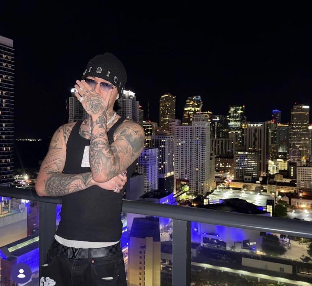 sickomonster /ラインストーン /ブラック /ビーニー