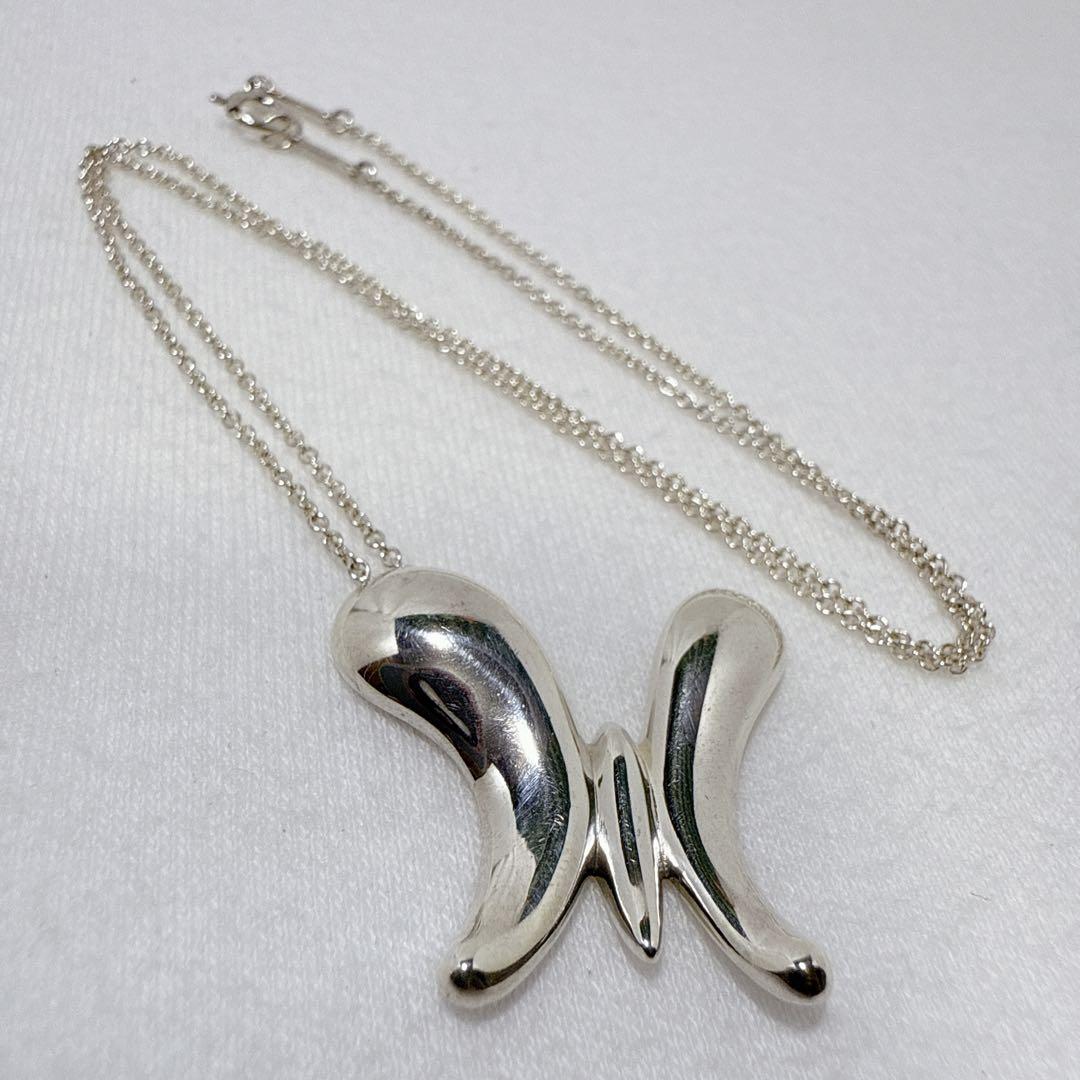 TIFFANY ティファニー シルバー 925 バタフライ 蝶々 ネックレス