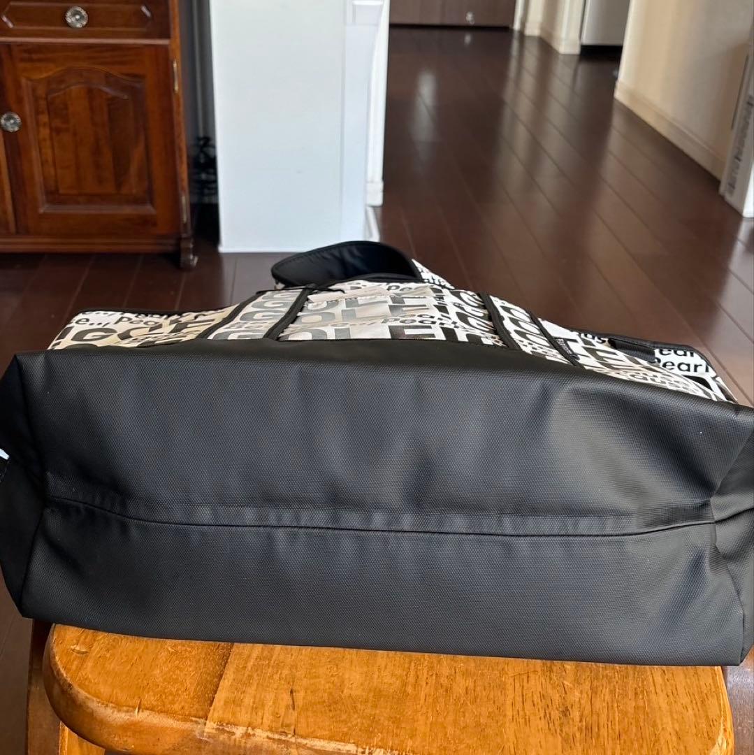 パーリーゲイツ　PGGゴルフロゴロッカーBAGブラック×ホワイト