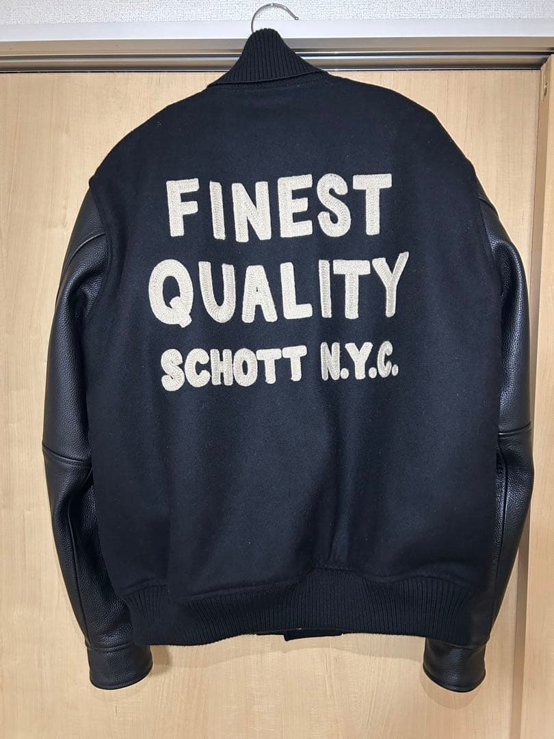 Schott N.Y.C. スタジャン ブラック