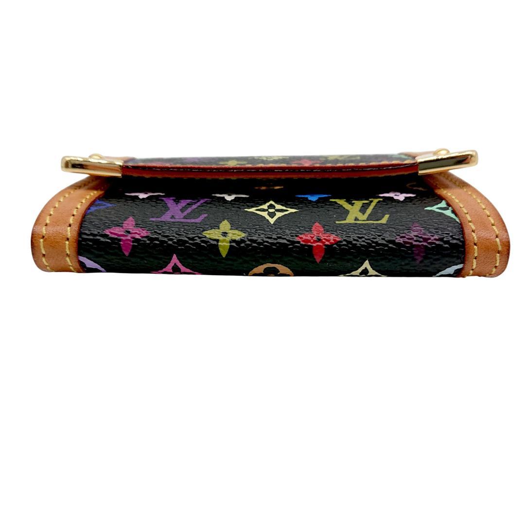 【美品】ルイヴィトン モノグラム・マルチカラー ポルトモネ プラ ケース