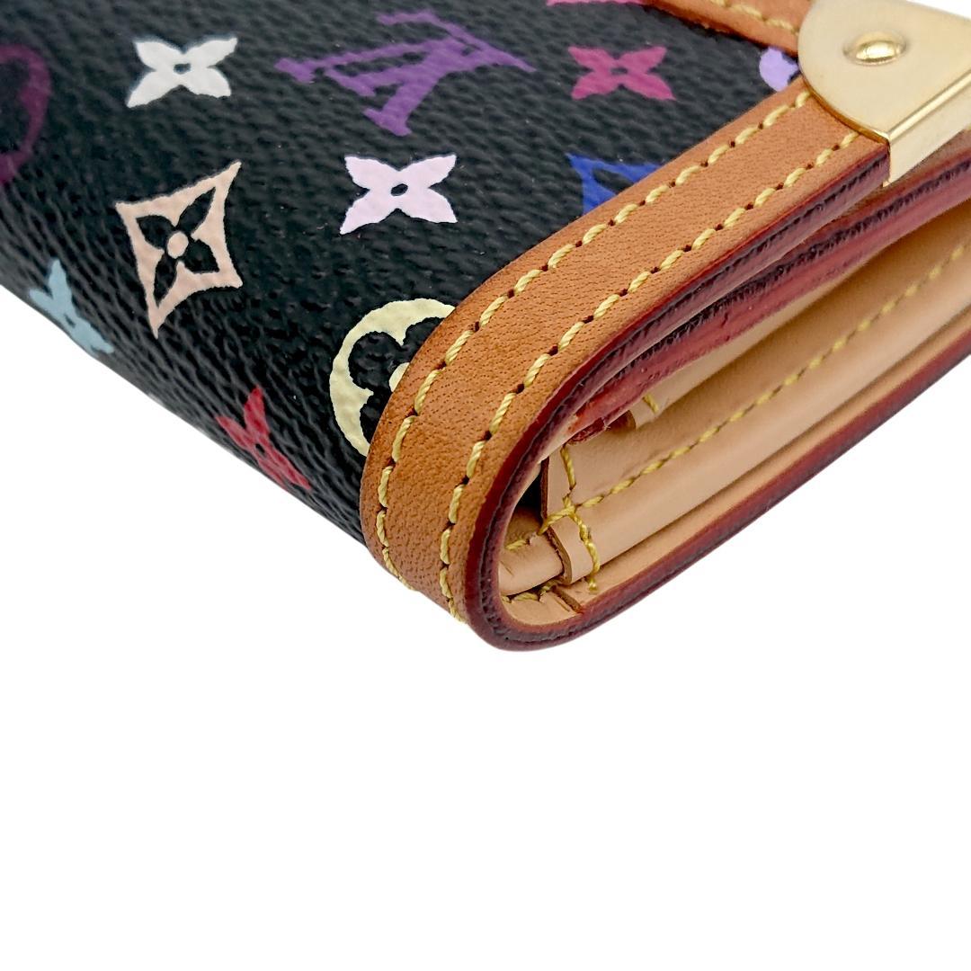 【美品】ルイヴィトン モノグラム・マルチカラー ポルトモネ プラ ケース