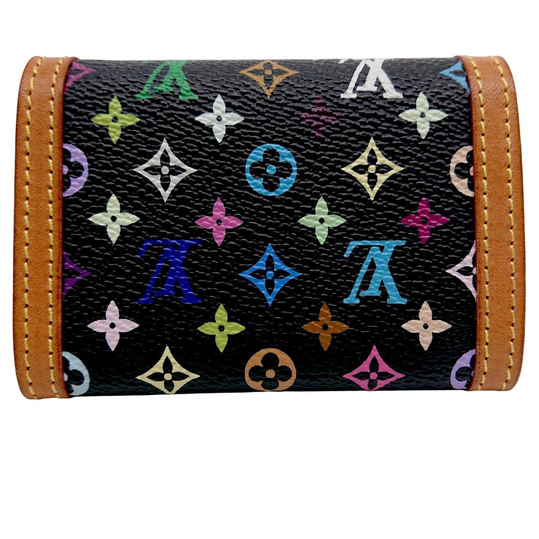 【美品】ルイヴィトン モノグラム・マルチカラー ポルトモネ プラ ケース