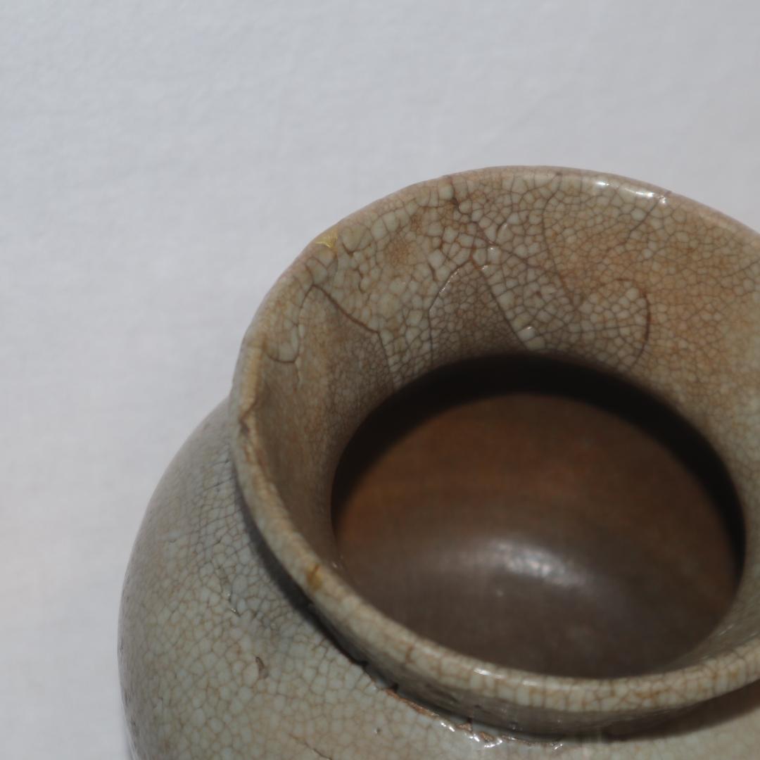 李朝　井戸の小壺