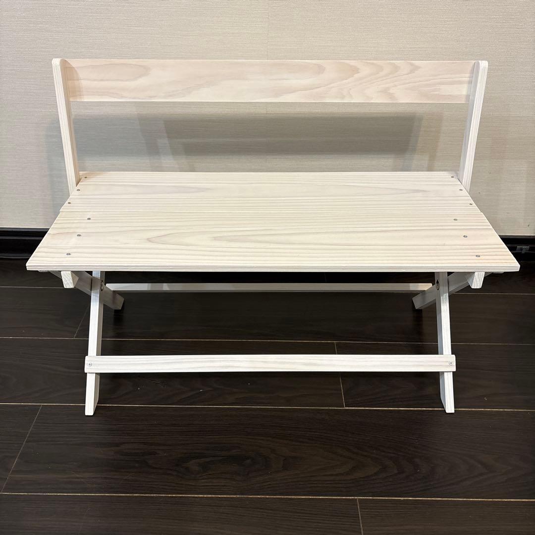 ペット 人形 ドール 撮影用 折りたたみベンチ チェア 椅子