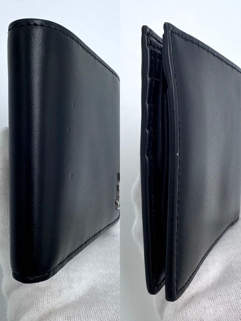 【美品】サンローラン 2つ折り財布 小銭入れ付 YSL 610193 ブラック