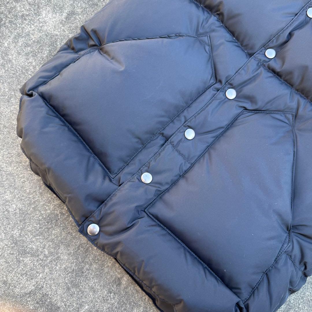 たろう　Rocky Mountain ブラック ダウンベスト 38