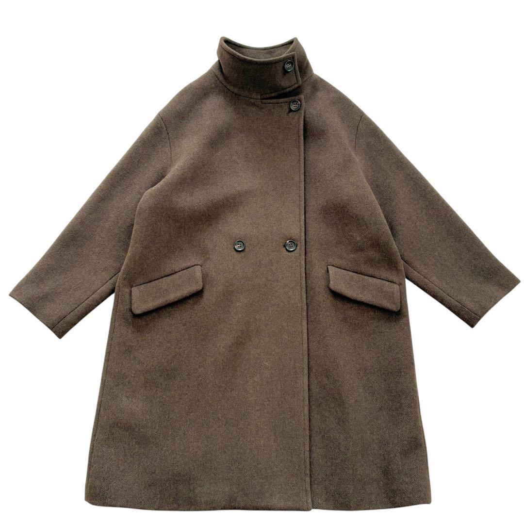 【美品】ジャーナルスタンダード レサージュ マンテコ社 ウール混 ロングコート