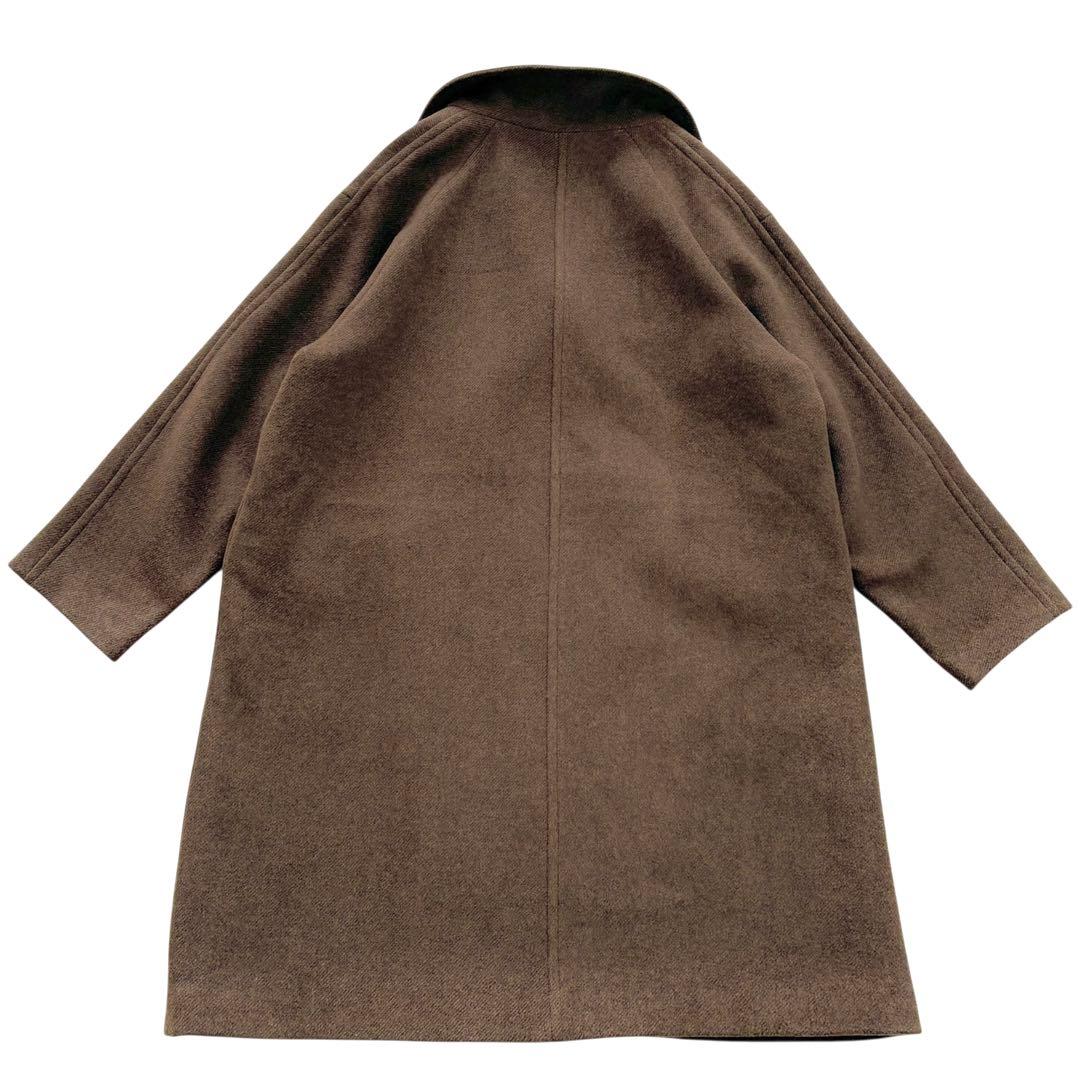 【美品】ジャーナルスタンダード レサージュ マンテコ社 ウール混 ロングコート