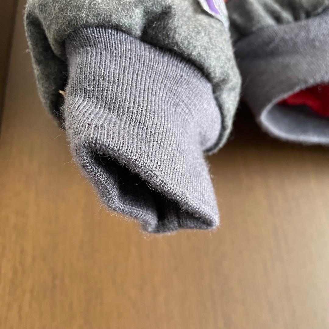 ジェフハミルトン ウールジャケット スタジャン NBA バスケ グレー ワッペン