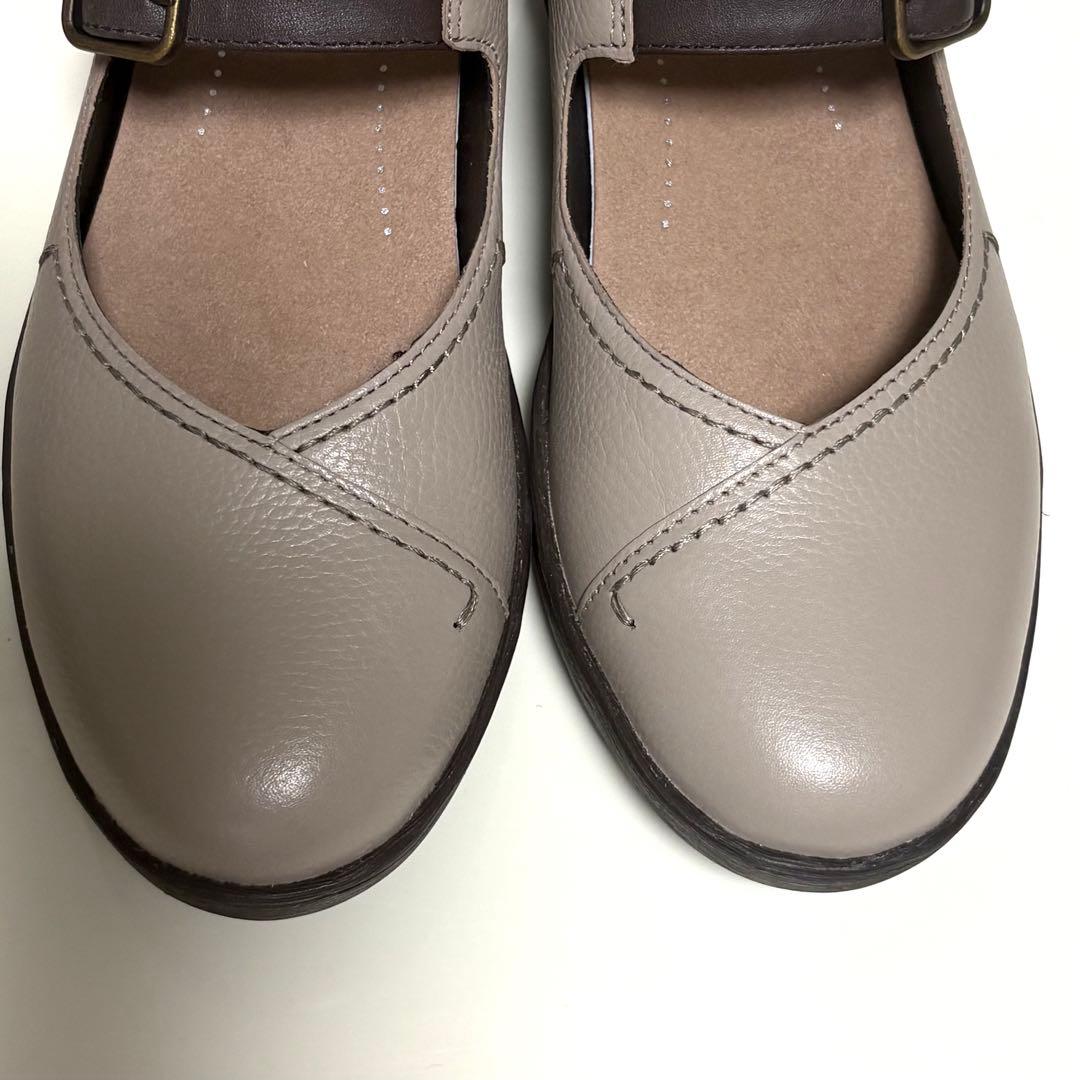 アキレス ソルボ ウェッジソール フラットシューズ メリージェーン 24㎝