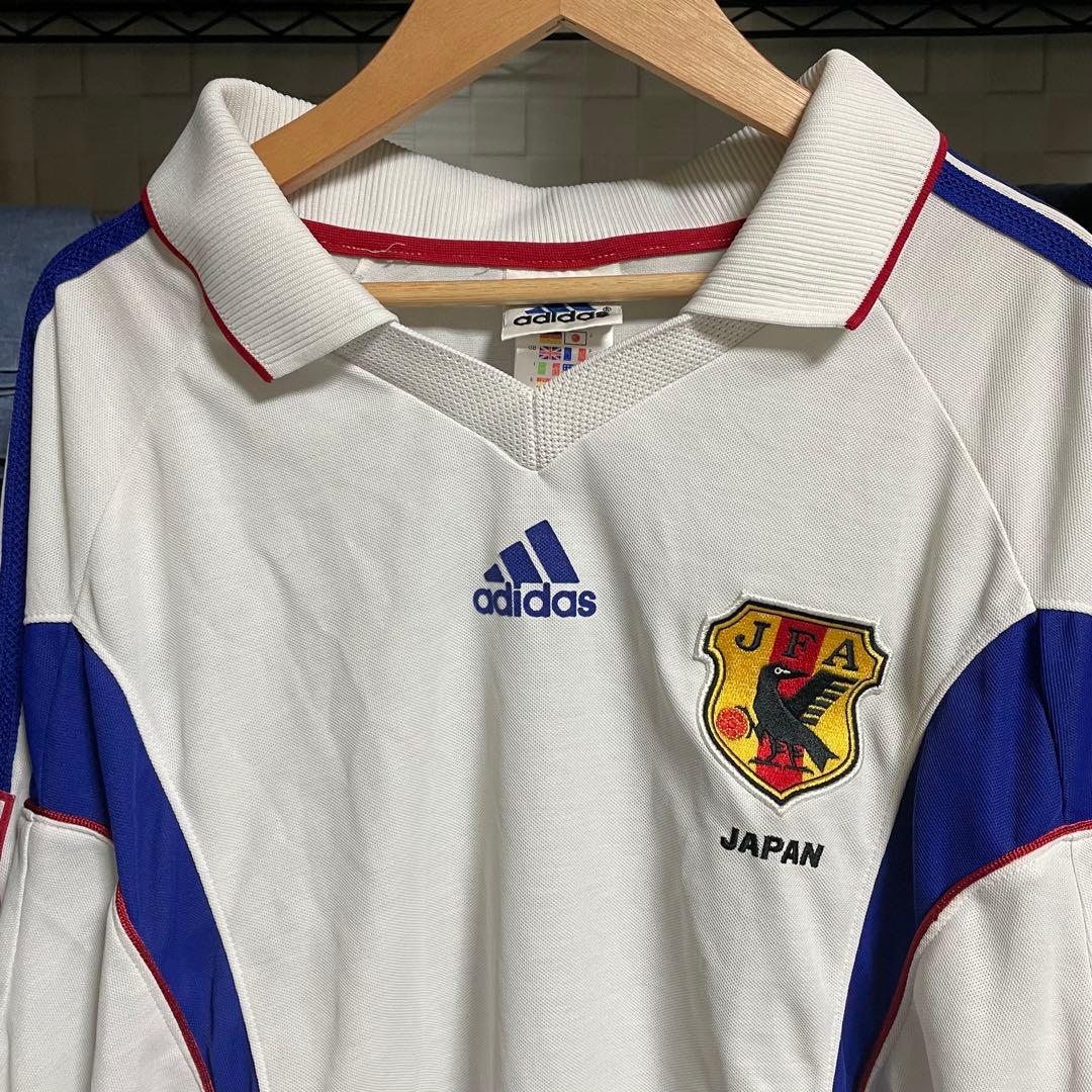 アディダス万国旗タグ1999年2000年シーズンのサッカー日本代表ユニフォーム