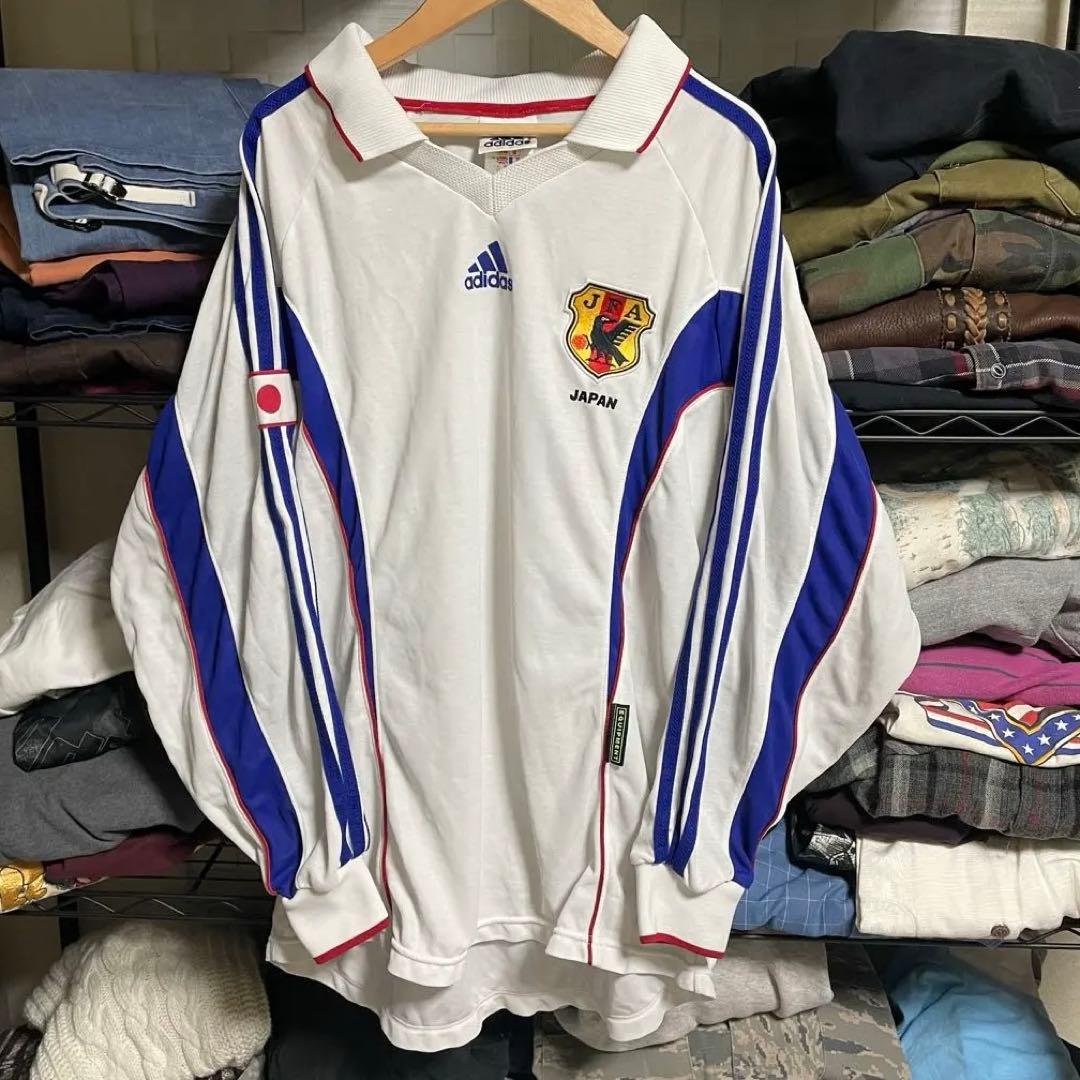 アディダス万国旗タグ1999年2000年シーズンのサッカー日本代表ユニフォーム