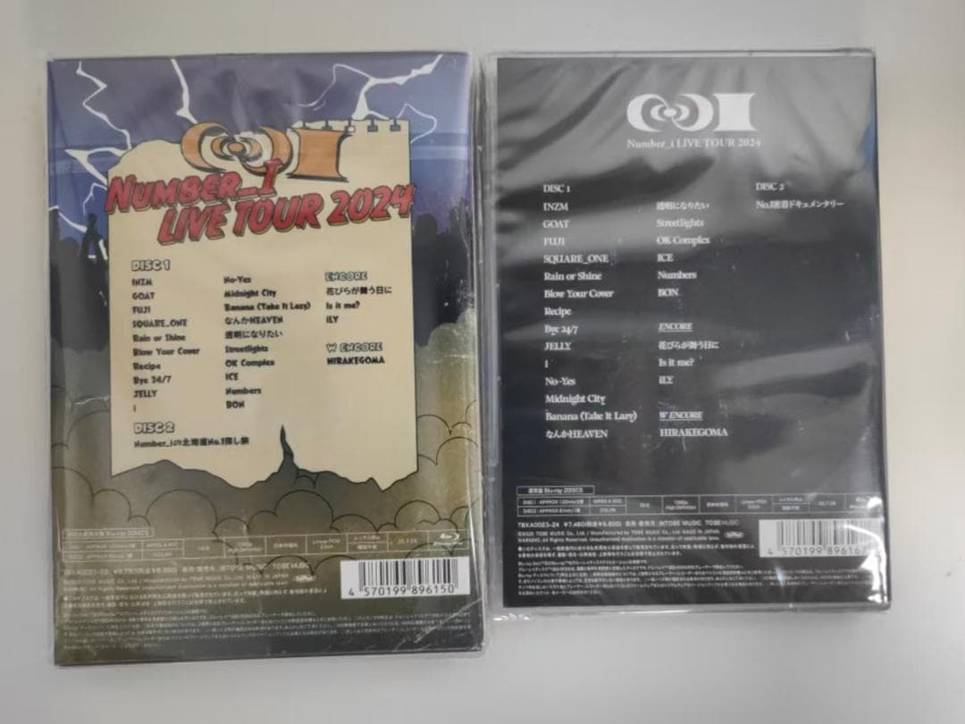 Number_i LIVE TOUR 2024 No.Ⅰ 初回生産限定盤・通常盤