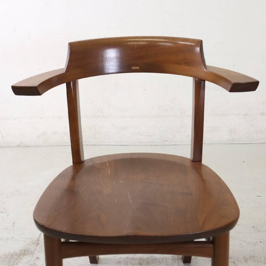 2の1 柏木工 ソフィー ウォルナット無垢材 ダイニングチェア クッション付