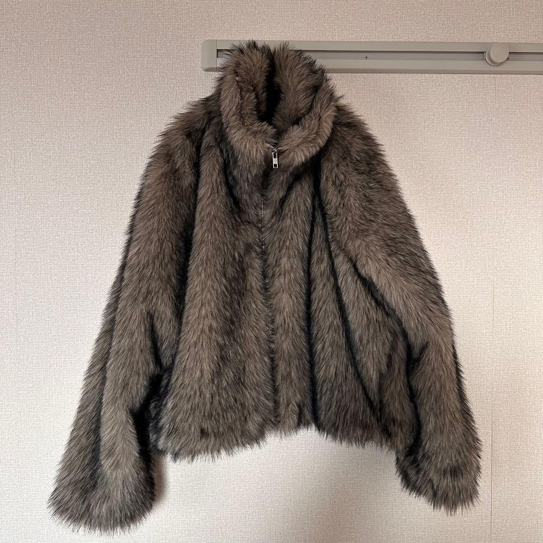 【新品】jeanasis MIXカラーファーブルゾン