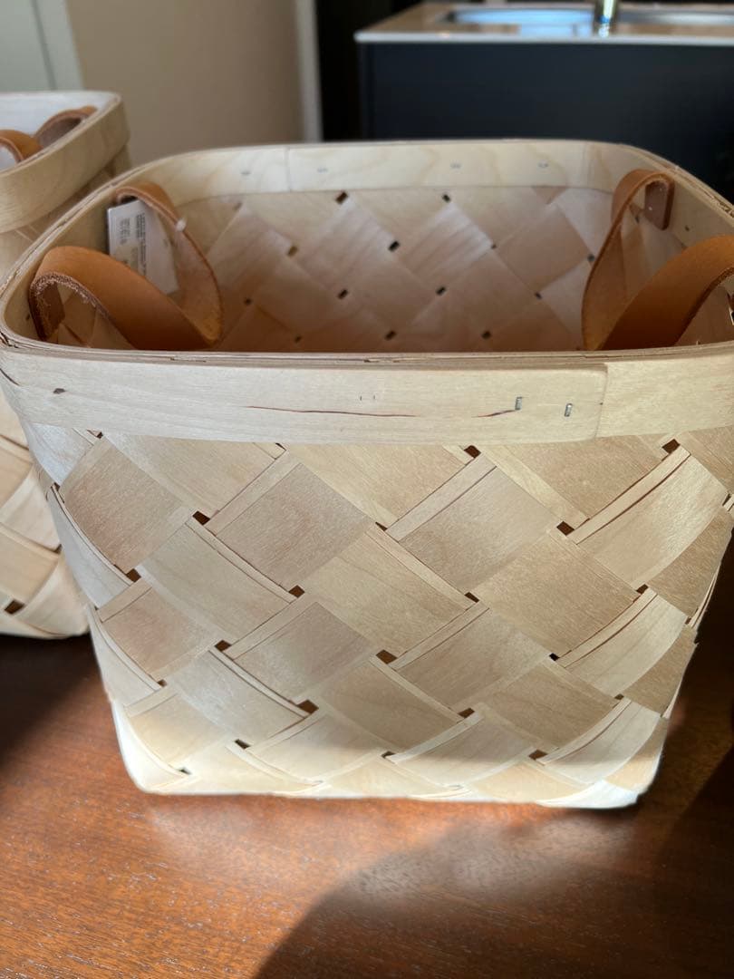 ※きみちゃん　Mサイズ２個セット Verso Desigスクエアバスケット