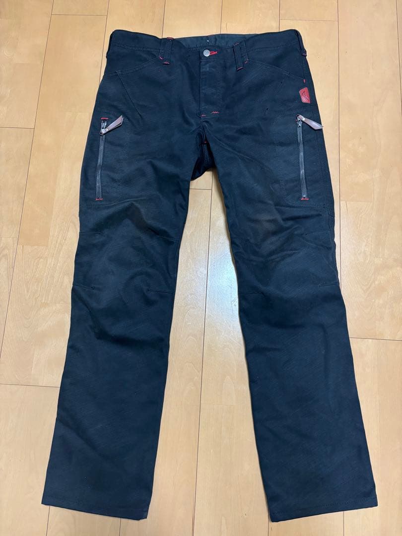 クシタニ K-1983 エクスパンドウインドカットパンツ ブラック サイズ35