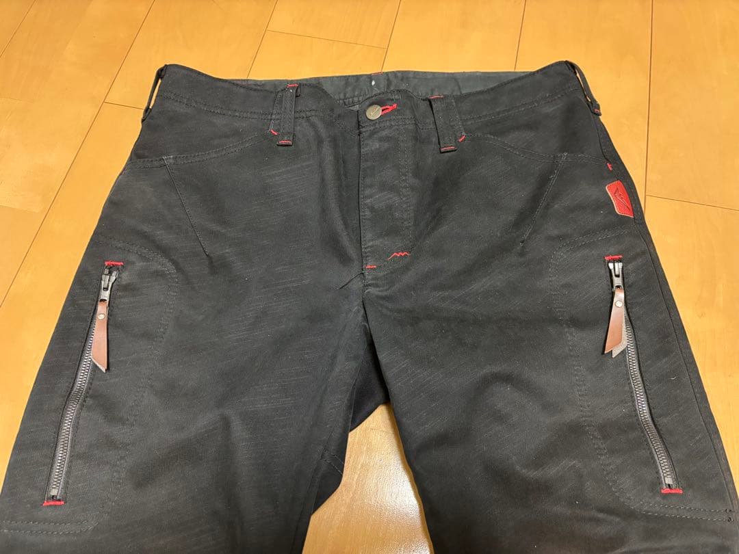 クシタニ K-1983 エクスパンドウインドカットパンツ ブラック サイズ35