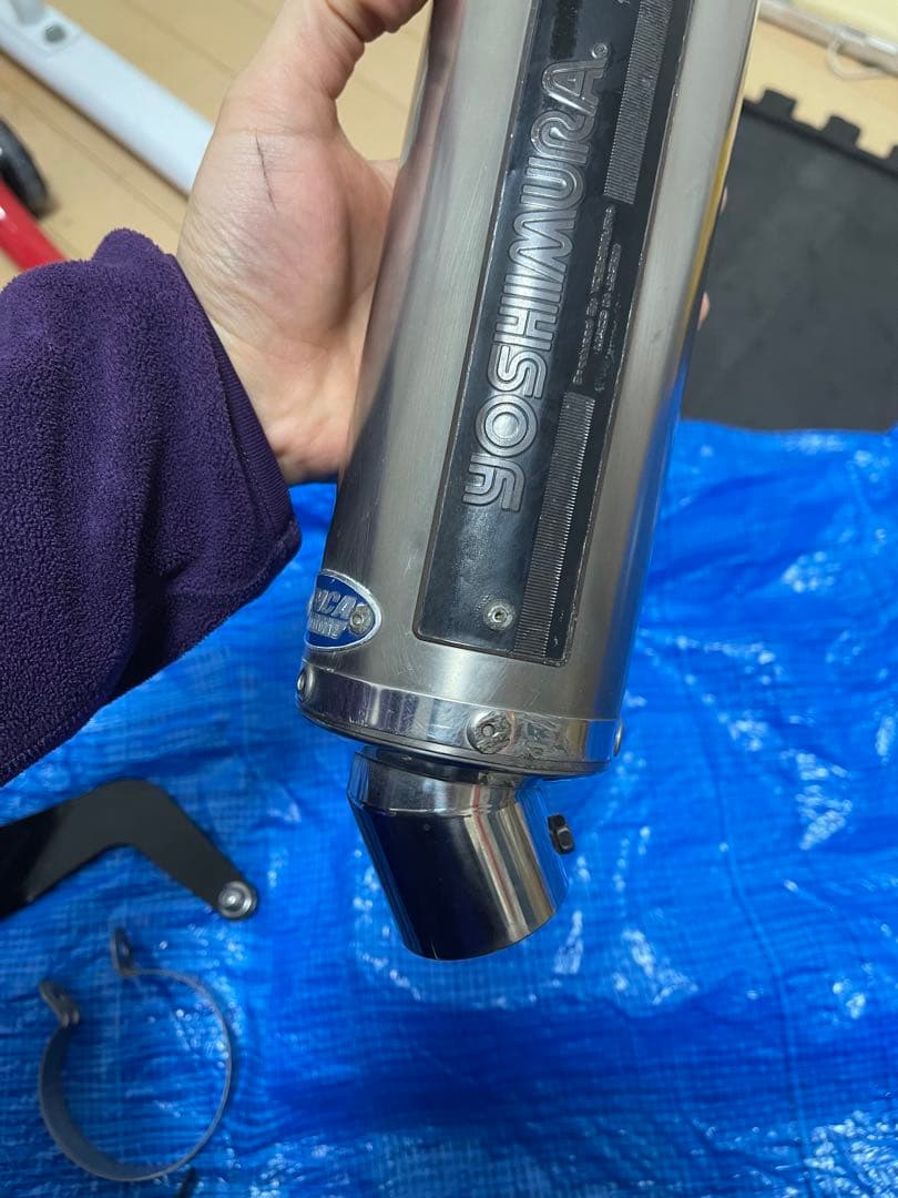 エイプ50 ヨシムラチタンマフラー