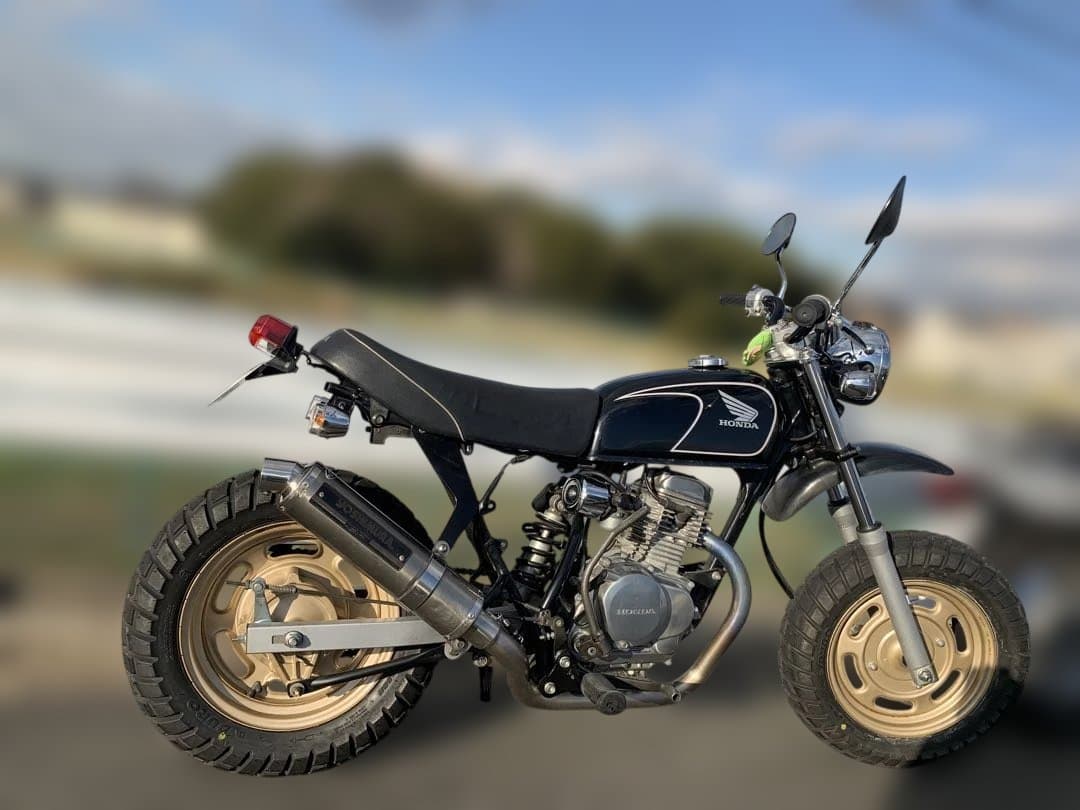 エイプ50 ヨシムラチタンマフラー