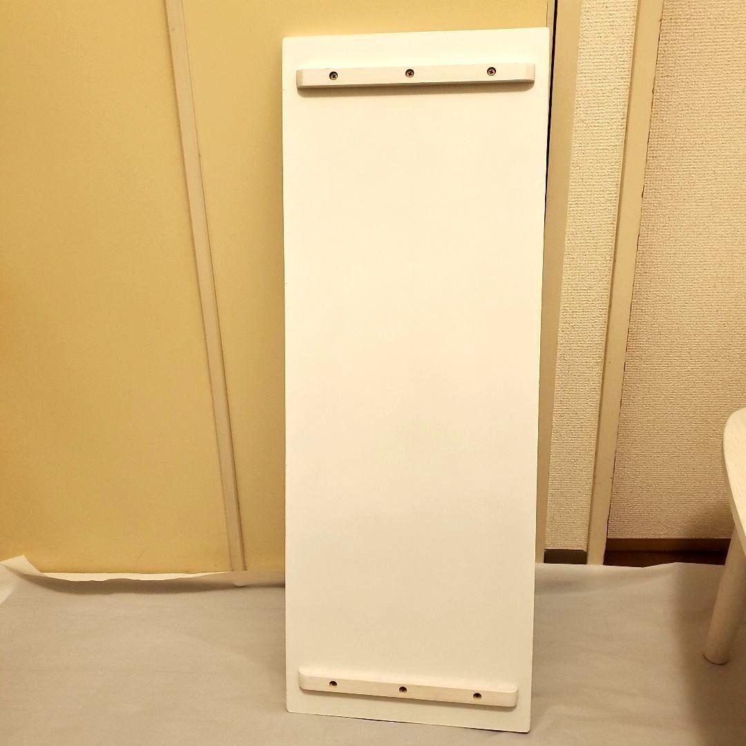 【美品】棚付き 折れ脚 ローテーブル センターテーブル 北欧風 ホワイト