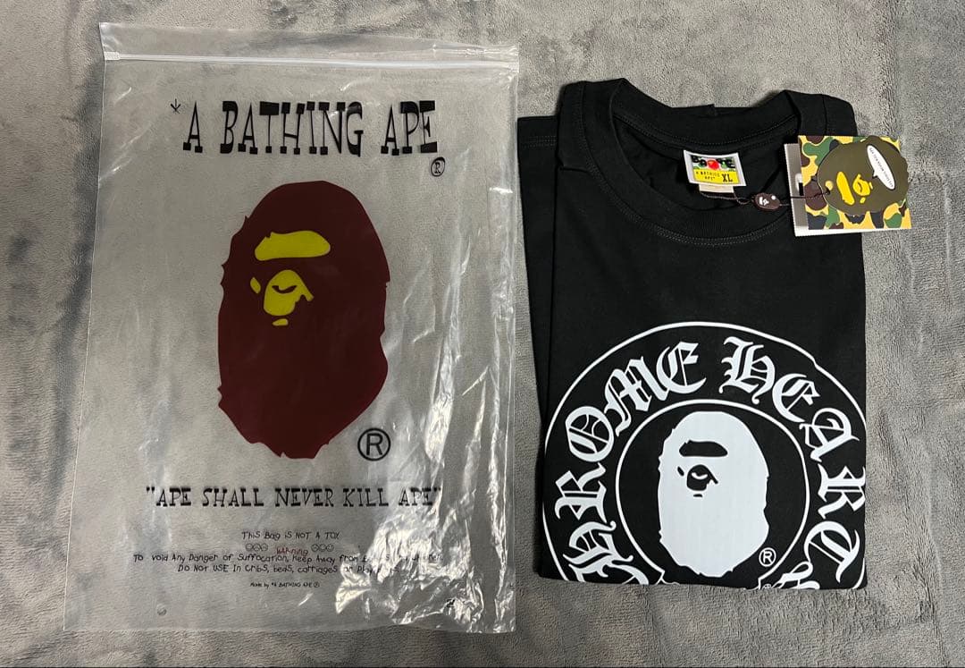 Chrome Hearts A Bathing Ape 長袖　Tシャツ XL