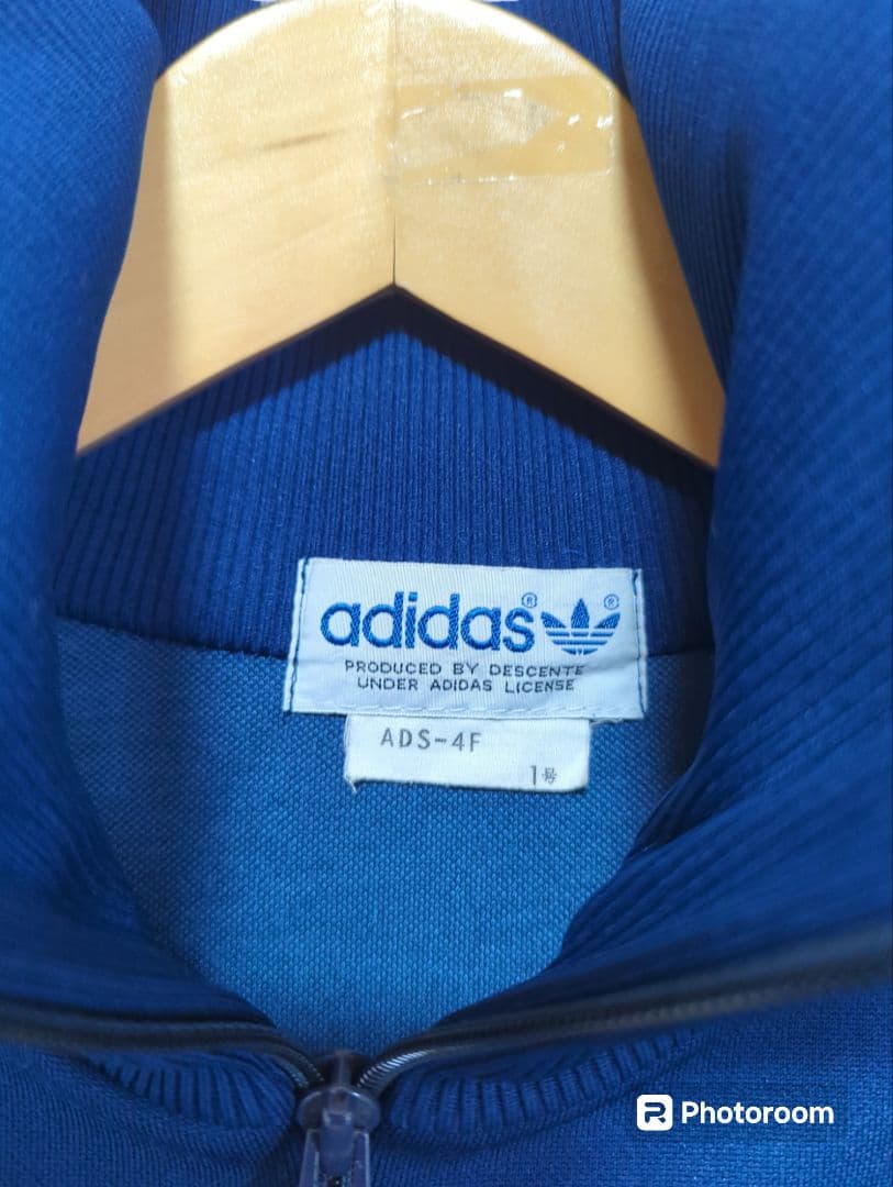 80〜90s adidas 　ヴィンテージジャージ　セットアップ　古着