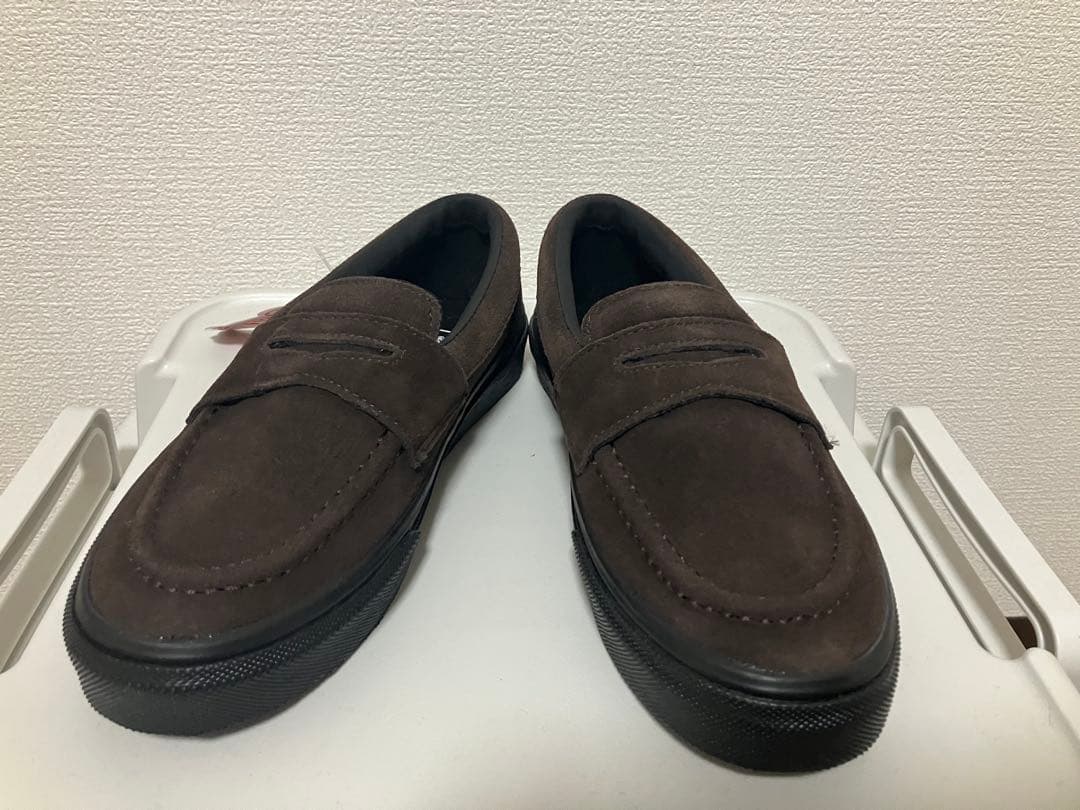 VANS ローファー BROWN/BLACK