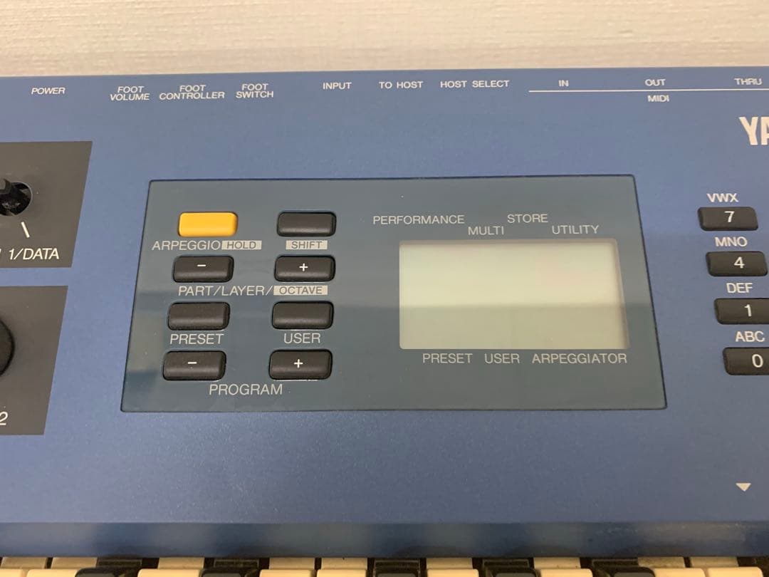 YAMAHA ヤマハ シンセサイザー CS1x ブルー キーボード