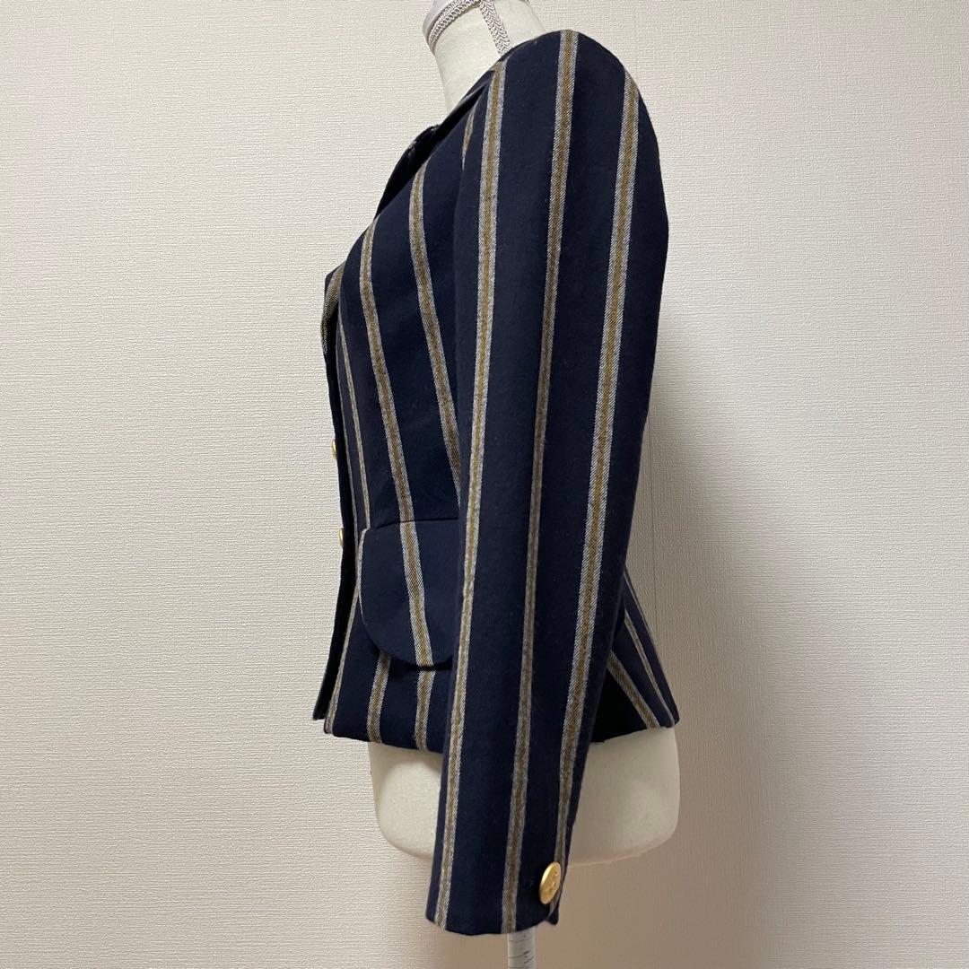 ヴィヴィアンウエストウッド　ラブジャケット　ストライプ　オーブ　金ボタン　日本製