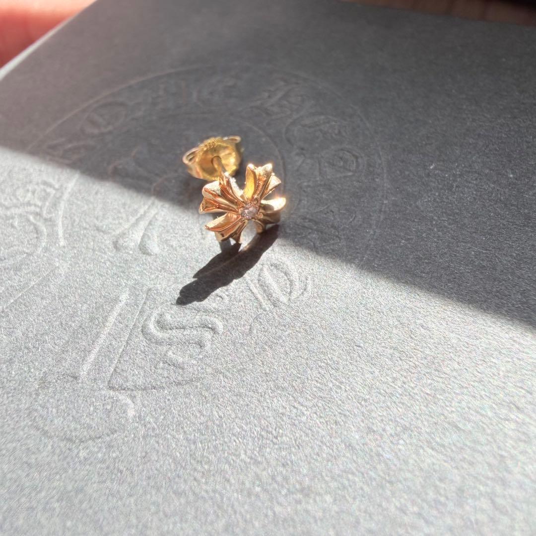 クロムハーツ CHスタッドピアス ダイヤモンド 22K ピアス