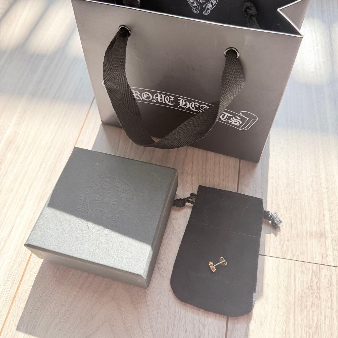 クロムハーツ CHスタッドピアス ダイヤモンド 22K ピアス