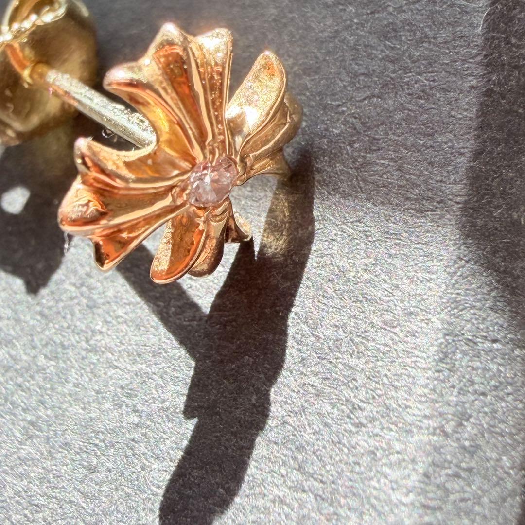 クロムハーツ CHスタッドピアス ダイヤモンド 22K ピアス