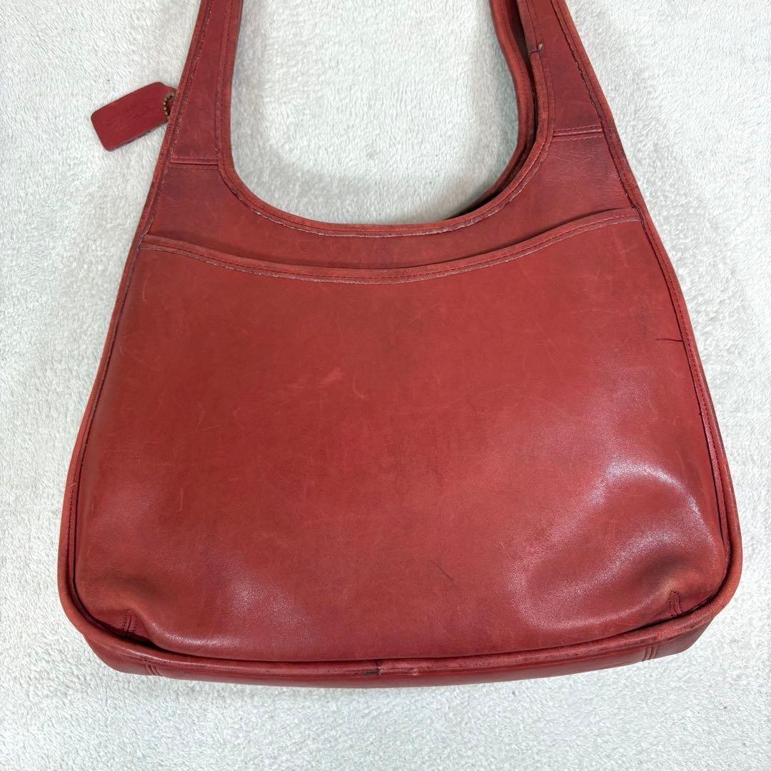 バッグ VINTAGE OLD COACH ERGO SHOPPER RED BAG
