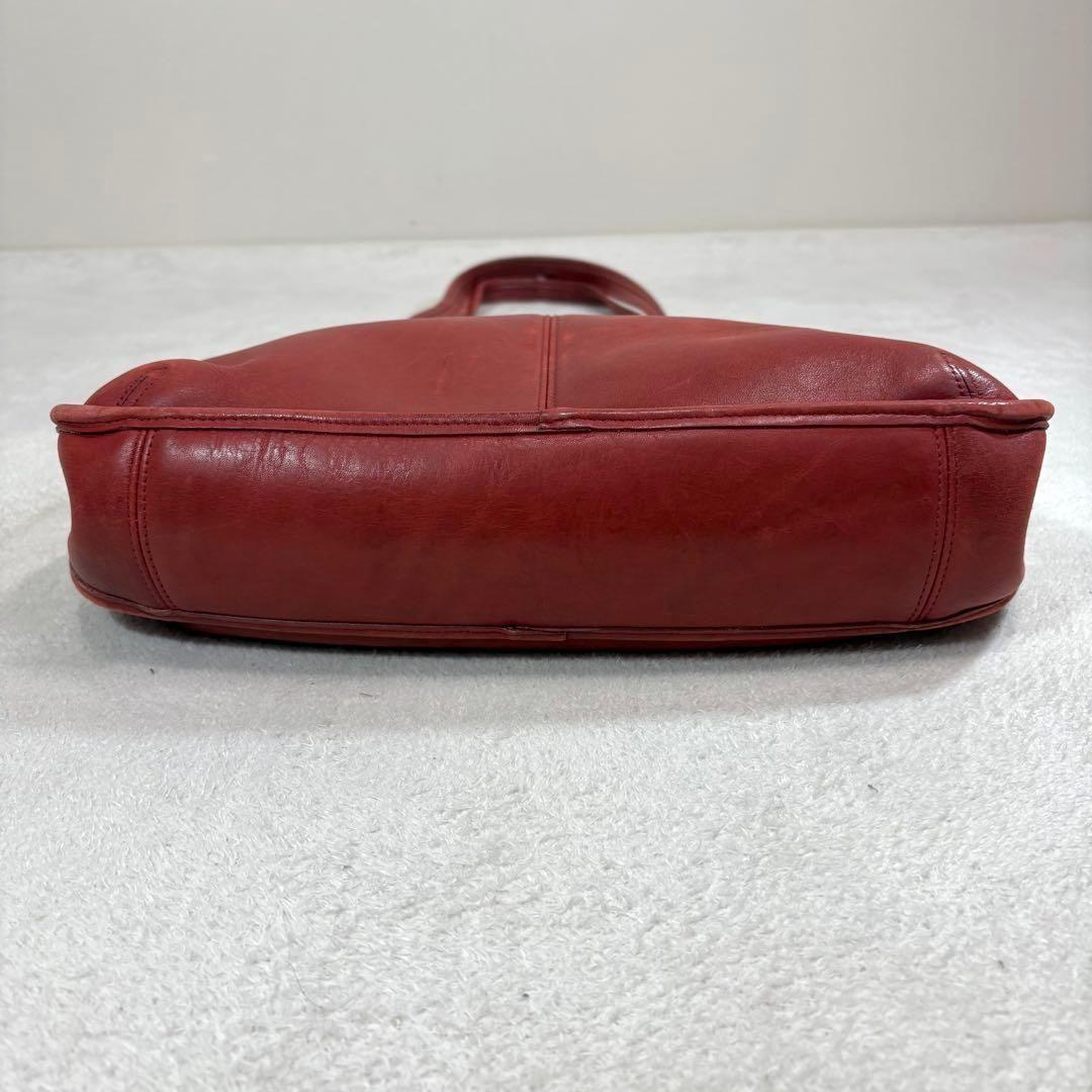 バッグ VINTAGE OLD COACH ERGO SHOPPER RED BAG