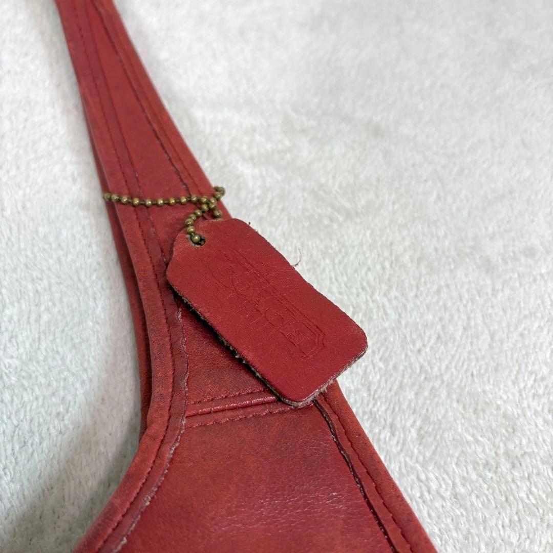 バッグ VINTAGE OLD COACH ERGO SHOPPER RED BAG