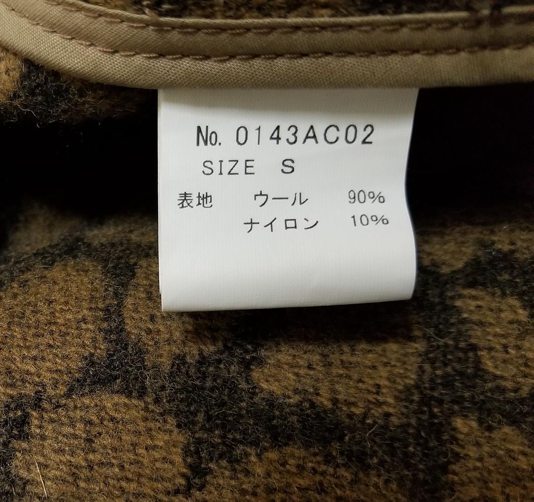 ☆美品☆【Aラインの『Pコート』❕】Wフェイスメルトンの『アルスターカラー』