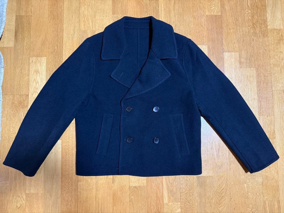 ユニクロ　ピーコート【ダブルフェイスショートコートリラックスフィット】M