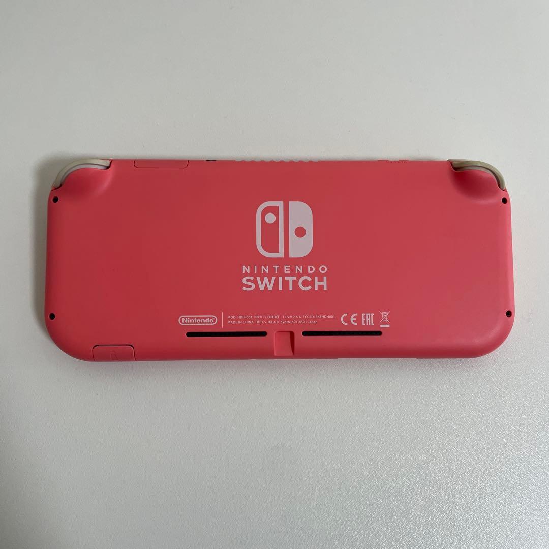 Nintendo Switch Lite コーラル（外箱,充電,SDカード付き）