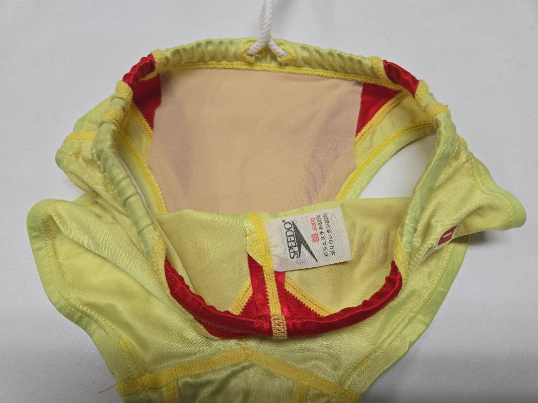 Speedo 競泳水着 JASPO　SSサイズ イエロー・レッド　ライフガード