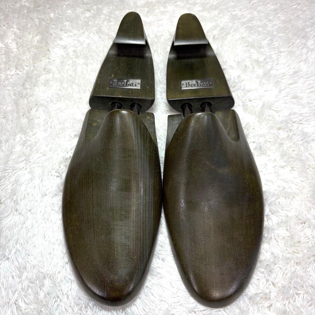 極美品/純正ツリー付 ベルルッティ カリグラフィー ドライビングシューズ 9.5