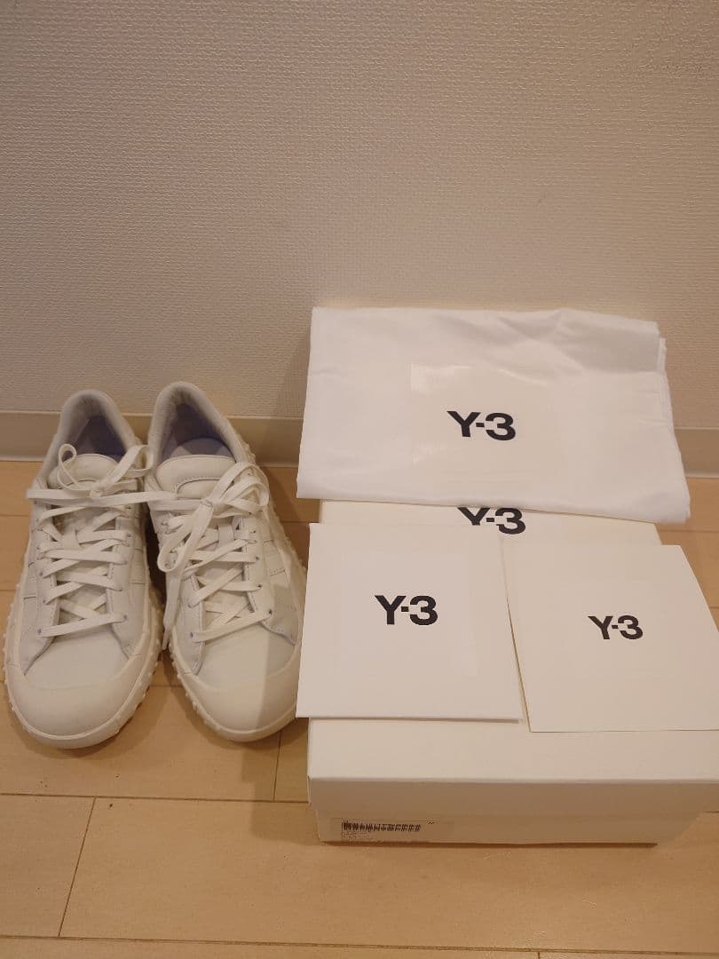 最終お値下げy-3 GP1P スニーカー２４㌢ホワイト ユニセックス