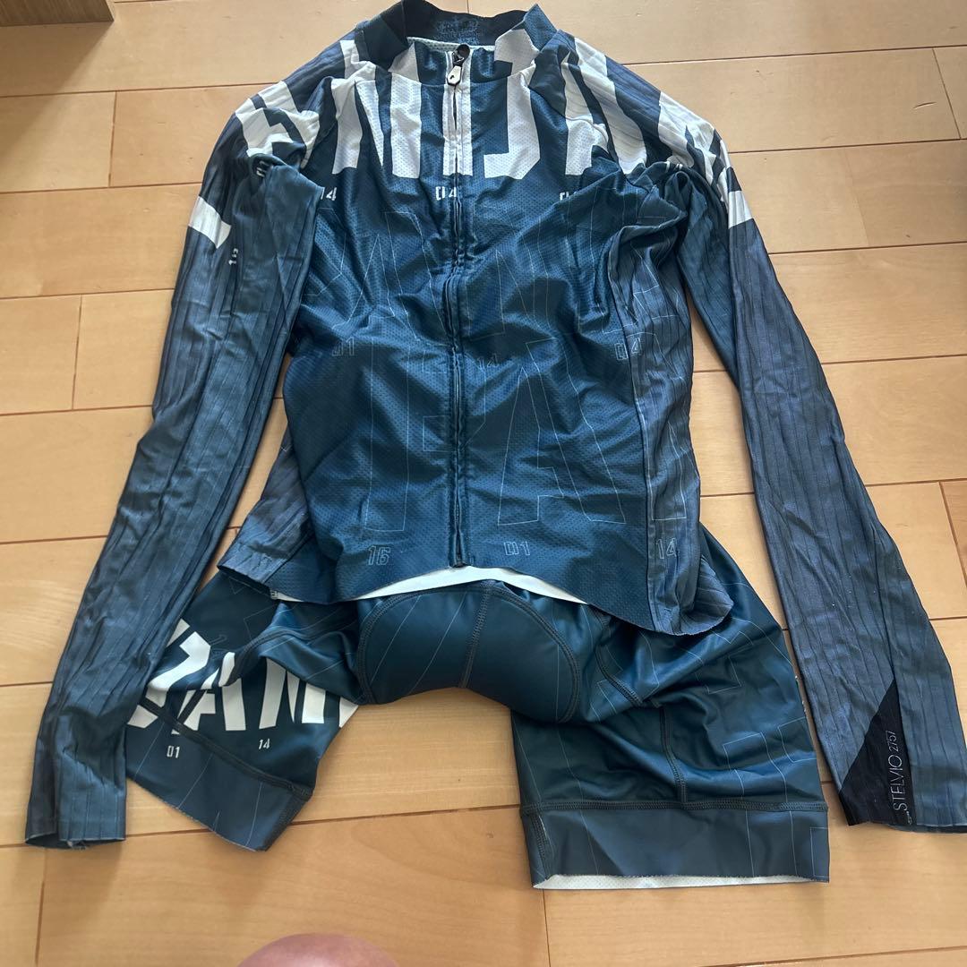 【セット】PANDANI サイクルジャージ Mサイズ 長袖と短パンヒブのセット