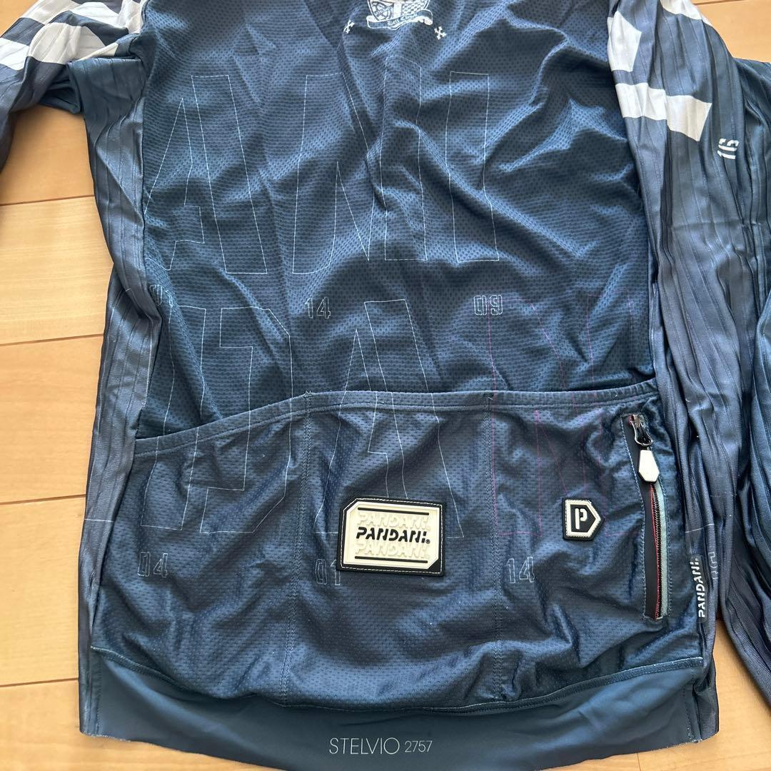 【セット】PANDANI サイクルジャージ Mサイズ 長袖と短パンヒブのセット