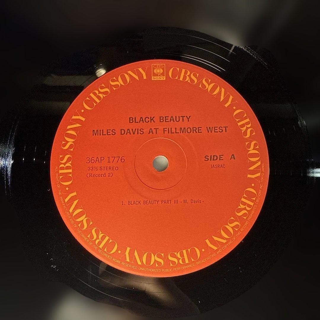 洋楽 BLACK BEAUTY MILES DAVIS AT FILLMOREWEST