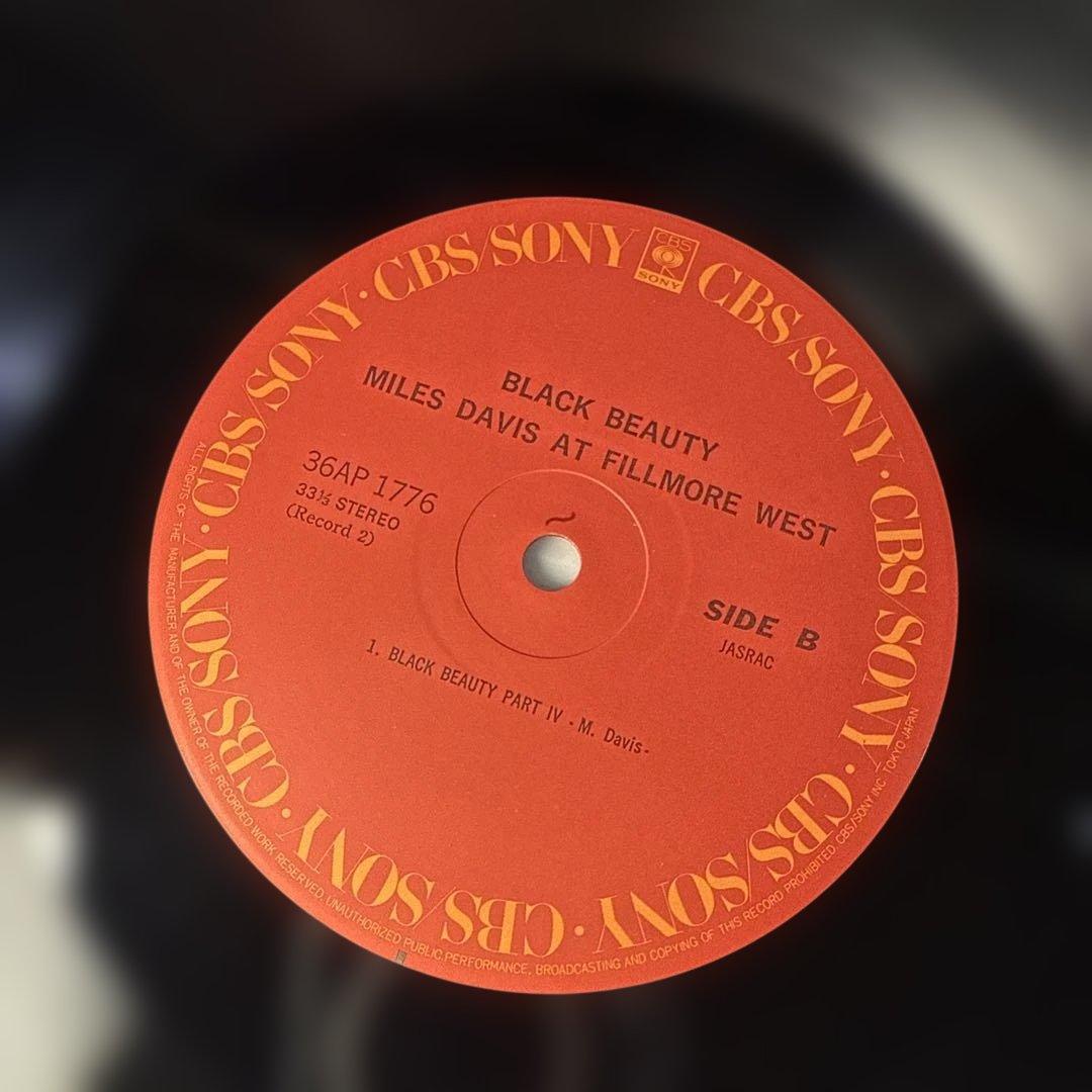 洋楽 BLACK BEAUTY MILES DAVIS AT FILLMOREWEST