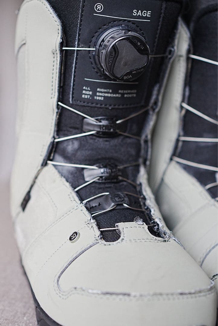RIDE SAGE スノーボードブーツ 女性用ライトグリーン